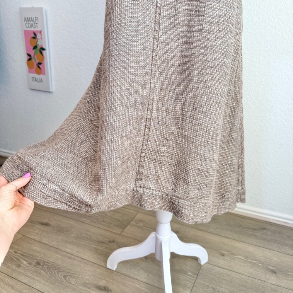 Flax Brown Midi Dress - Picture 6 of 12
